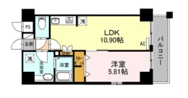 シャルム亀戸の物件間取画像